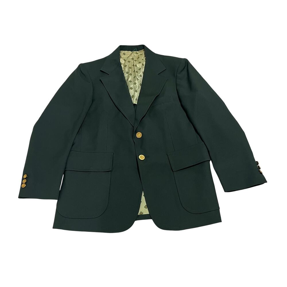 12-23 THE MEN'S SHOP JCPenny Blazer Green Size M-L